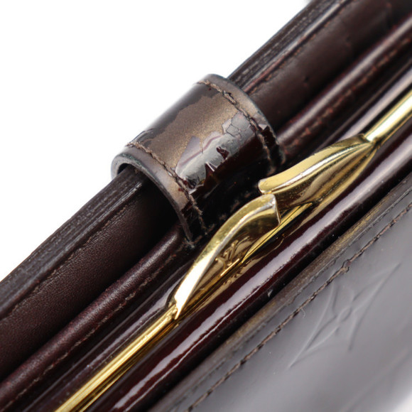 Louis Vuitton Portefeuille Wallet Vernis Amarant - Picture 7 of 10